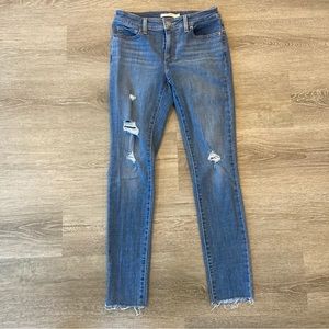 Levi's Blue Skinny Jeans for Women